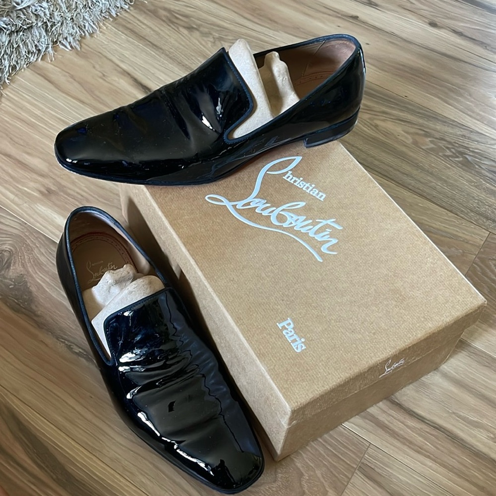 Christian Louboutin Dandelion Flat Patent/GG